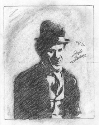 Charles Chaplin illustration by Jakob Zoepfl