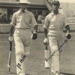 Hobbs and Sutcliffe opened the batting for England in the Third Test, Brisbane, 1928. Photo: State Library of Queensland Hobbs and Sutcliffe opened the batting for England in the Third Test, Brisbane, 1928. Photo: State Library of Queensland