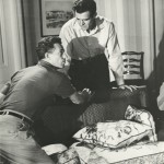 Nicholas Ray directing Robert Ryan in On Dangerous Ground (1952). Image courtesy of the Harry Ransom Center.