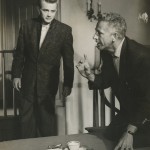 Nicholas Ray with James Dean on the set of Rebel Without a Cause (1955). Image courtesy of the Harry Ransom Center.