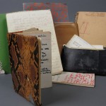 Nicholas Ray's notebooks, journals and notes. Image courtesy of the Harry Ransom Center.