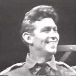 Andy Griffith in "No Time for Sergeants" in 1955, his first on-screen appearance. Andy Griffith in "No Time for Sergeants" in 1955, his first on-screen appearance.