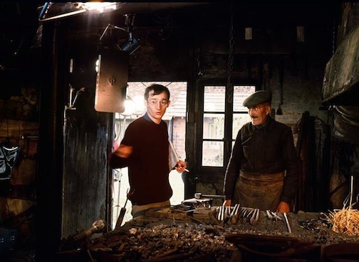 Benicheti working with his "Cousin Jules."(Click on image to view the "Cousin Jules" trailer.