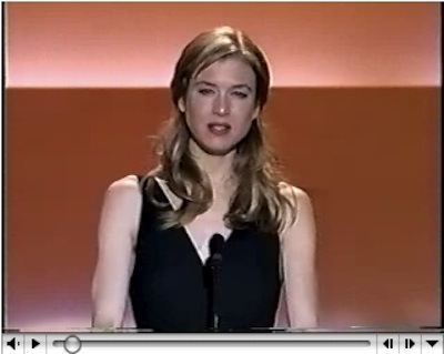 Renée Zellweger presents an Oscar for technical contributions 