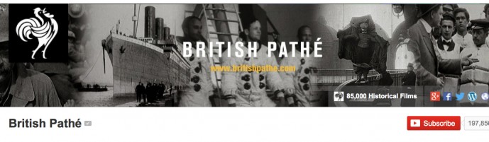 british pathe youtube banner