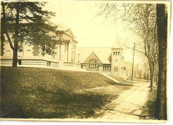 Belleville Library & Wesley Methodist Church. Belleville Public Library and Information Center