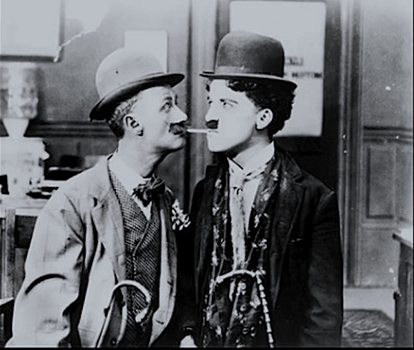 Ben Turpin & Charlie Chaplin in His New Job