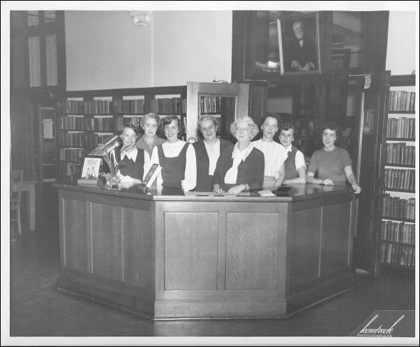 Library Staff 1952. Belleville Public Library and Information Center.