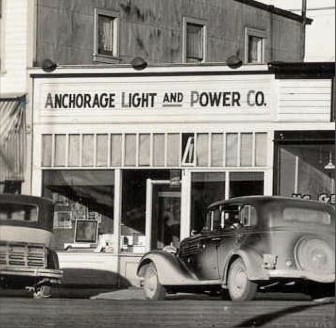 Original Anchorage Light & Power Company offices.