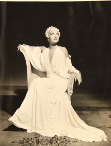 Kay Francis in an Orry-Kelly design — gowns were his speciality. Rialto Distribution.