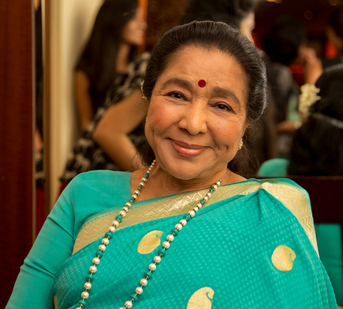 The late, great Asha Bhosle, among the most famous of Indian film vocalists.