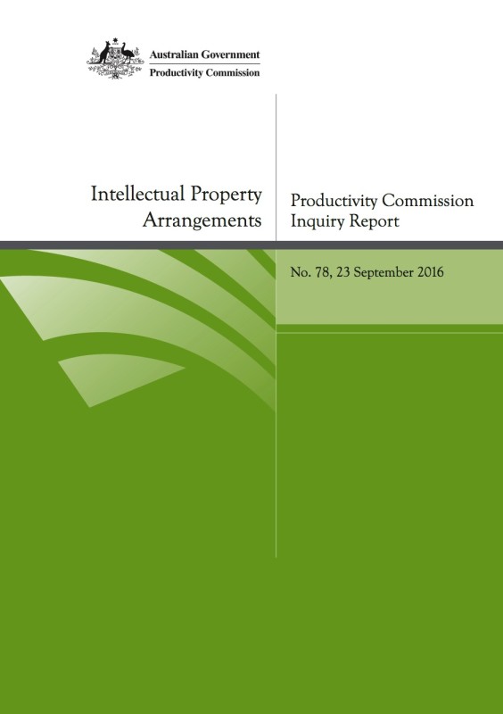 productivity commission report